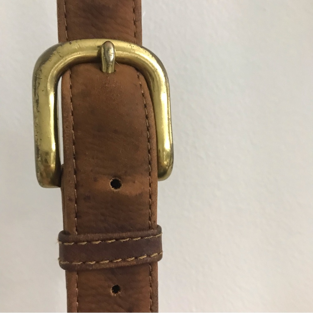 Fossil Y2k Leather Drawstring Bucket Crossbody Bag - image 7